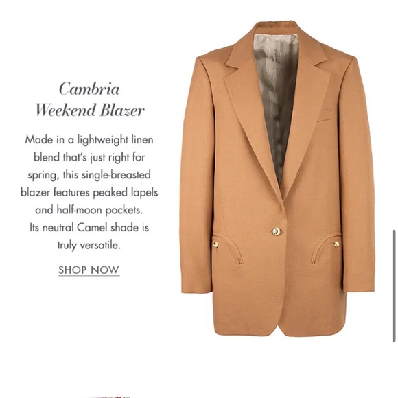 Blaze Milano Cambria Weekend Linen Jacket - Picture 2 of 6